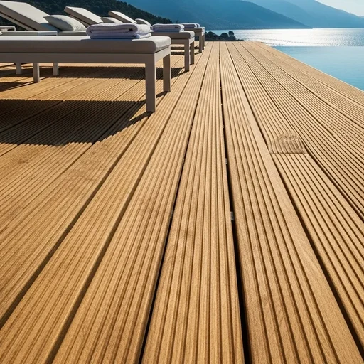 Доска террасная лиственница вельвет 45*120*6000, сорт Э (0,72м2)